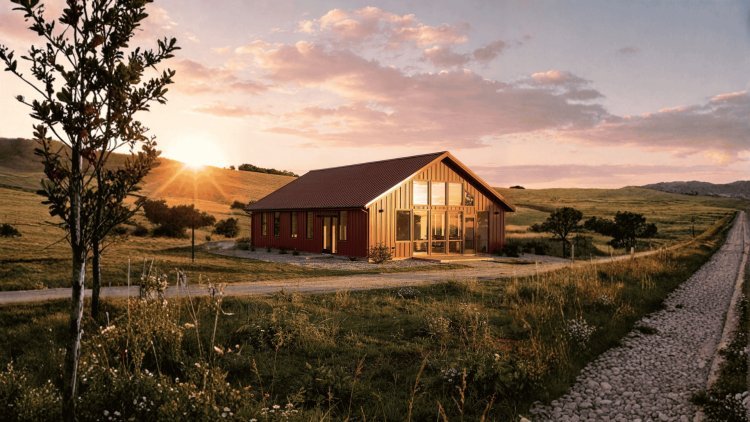 The Ultimate 30x40x9 Red Iron Barndominium Kit