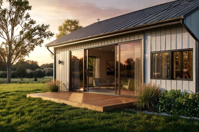 How to Create Seamless Indoor- Outdoor Living Spaces in Your Barndominium