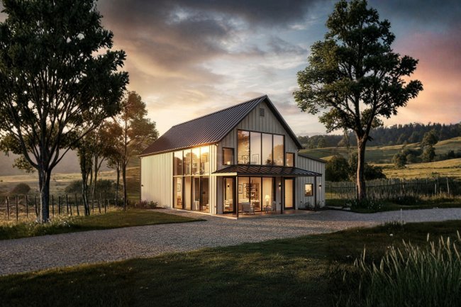 Building Your Dream: The 3- Bedroom Barndominium Guide