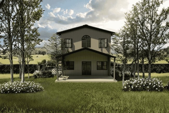 The Darren Barndo - 5 Bedroom Modern Barn Home Plan(3,217.75 Sq. Ft.)