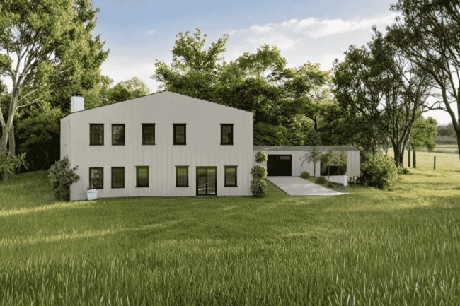 The Chris Summit Barndo - 4 Bedroom Modern Barn Home Plan (3,214.47 sq. ft.)