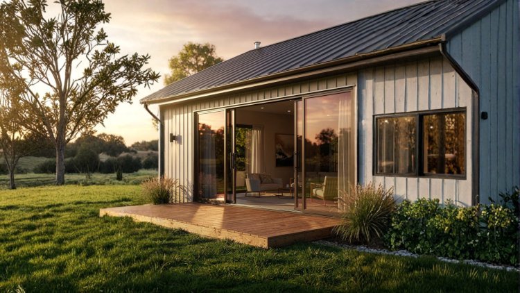 How to Create Seamless Indoor- Outdoor Living Spaces in Your Barndominium