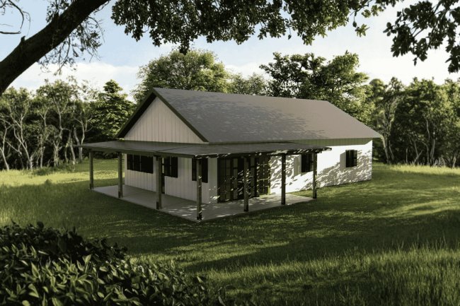 The Barn House – 3 Bedroom Modern Barn Home Plan(2,478.87 sq. ft.)