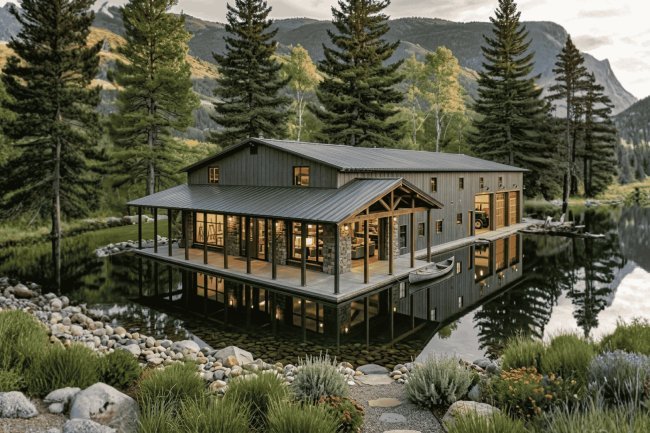 The Devin Mahoney Barndo – 5 Bedroom Modern Barn Home Plan(2,242 sq. ft.)