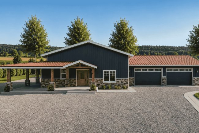 The 1776 Barndo – 1 Bedroom Modern Barn Home Plan(1,629.98 sq. ft.)