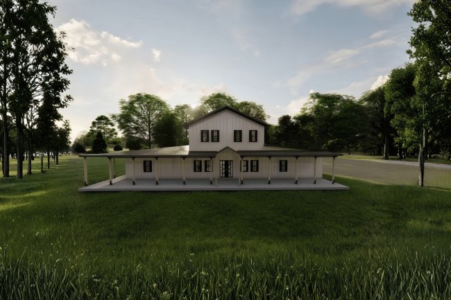 The Peggy Barndo — 2 Bedroom Modern Barn Home Plan (5,129 Sq. Ft.)