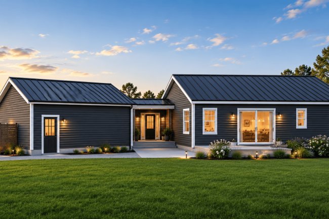 The ED Flory Barndo — 2 Bedroom Modern Barn Home Plan (2,328 sq. ft.)
