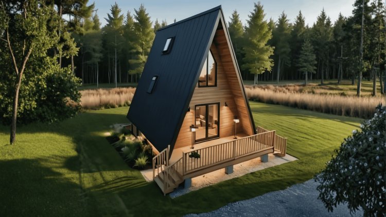 The Ashlynne Barndo - 1 Bedroom Modern Barn Home Plan(342.19 sq. ft.)