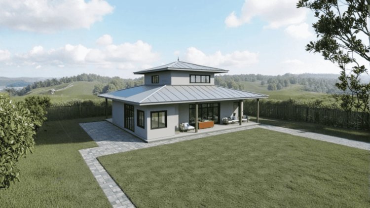 The Mountain Barndo - 1-Bedroom Modern Barn Home Plan(1,922.64 sq. ft.)