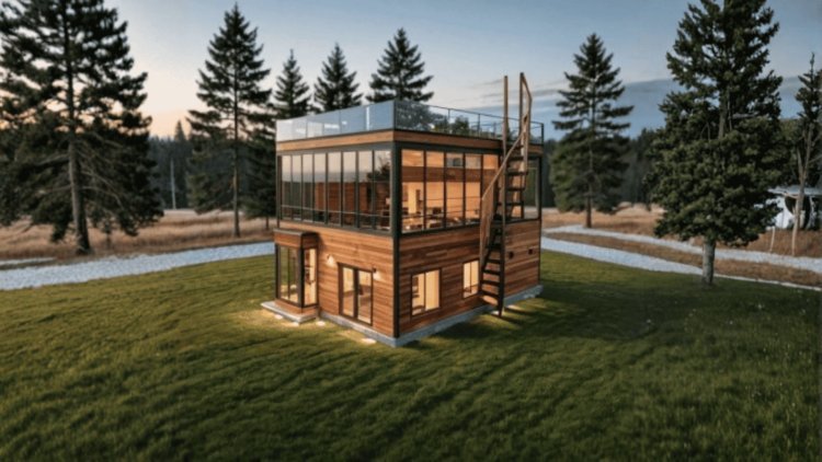 The Modern BoxHouse Barndo - 1 Bedroom Modern Barn Home Plan(1,273.51 sq. ft.)