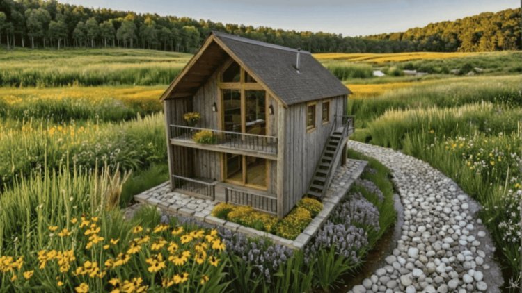 The Forest A-Frame Barndo - 1-Bedroom Modern Barn Home Plan(1,559.74 sq. ft.)