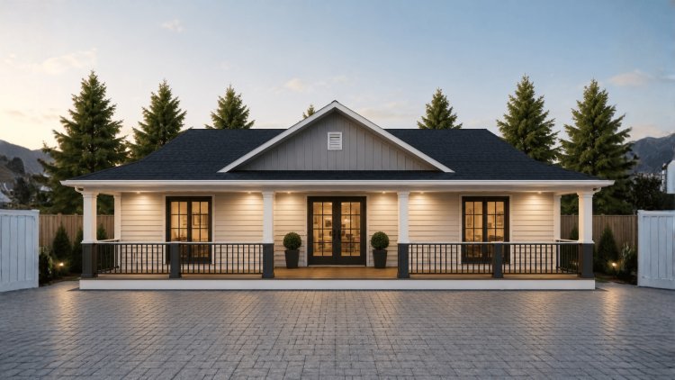 The Agnita Barndo – 4 Bedroom Modern Barn Home Plan(2,492.76 sq. ft.)