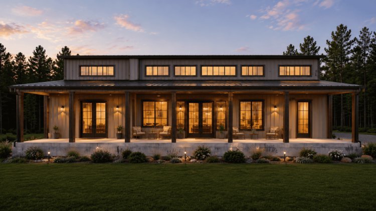 The Amy Stanley Barndo — 3 Bedroom Modern Barn Home Plan (4,544 sq. ft.)
