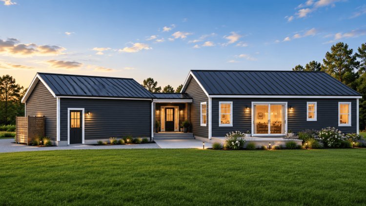 The ED Flory Barndo — 2 Bedroom Modern Barn Home Plan (2,328 sq. ft.)