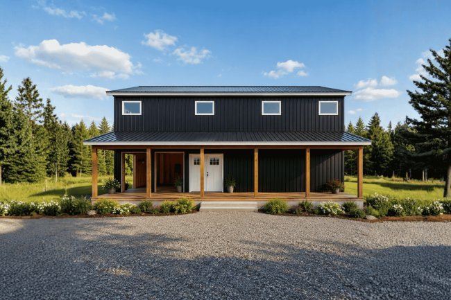 The Paul Barndo – 3 Bedroom Modern Barn Home Plan (1,267.09 sq. ft.)