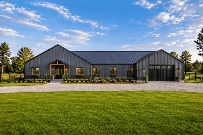The Hidden Acres Barndo – 2 Bedroom Modern Barn Home Plan (3,782 sq. ft.)