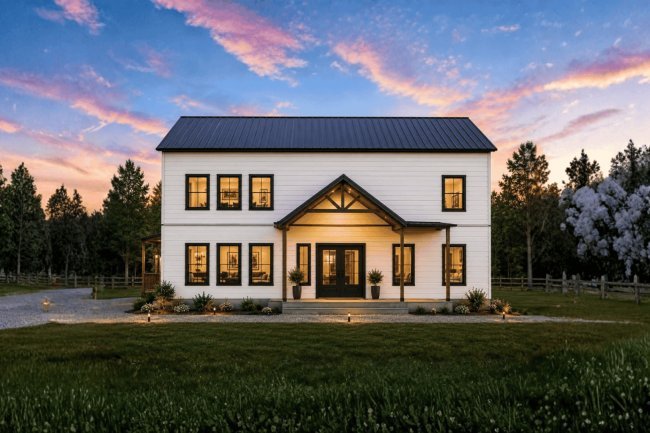 The Bailey Horner Barndo – 3 Bedroom Modern Barn Home Plan 5,680 Sq. Ft.