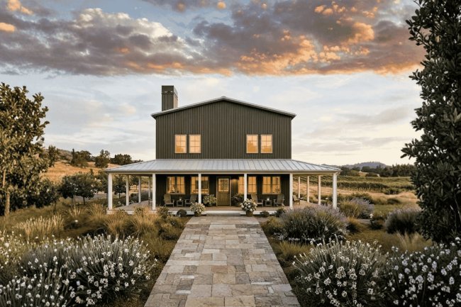 The Van Leer Barndo – 3 Bedroom Modern Barn Home Plan(5,025 Sq. Ft.)