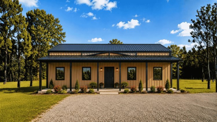 The James and Tracy Leach Barndo – 3 Bedroom Modern Barn Home Plan(1,800 SQ. FT.)