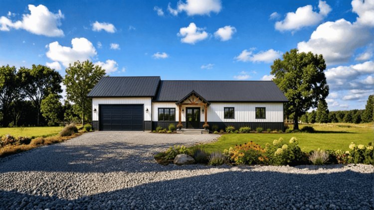 The Messmer Barndo – 3 Bedroom Modern Barn Home Plan