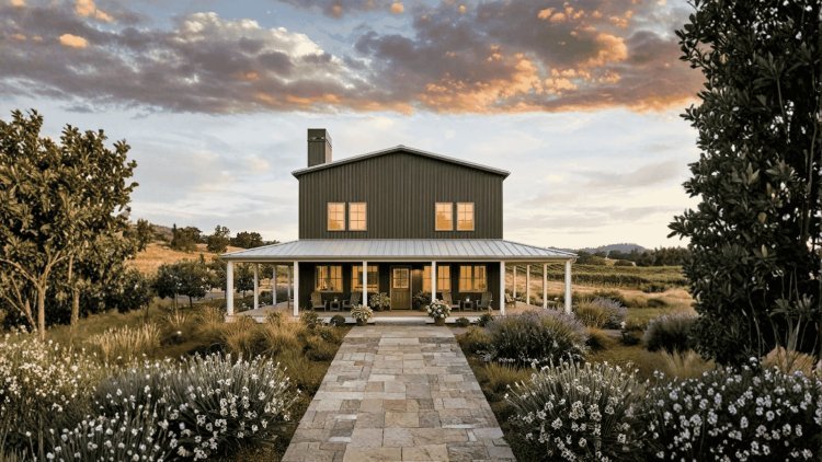 The Van Leer Barndo – 3 Bedroom Modern Barn Home Plan(5,025 Sq. Ft.)