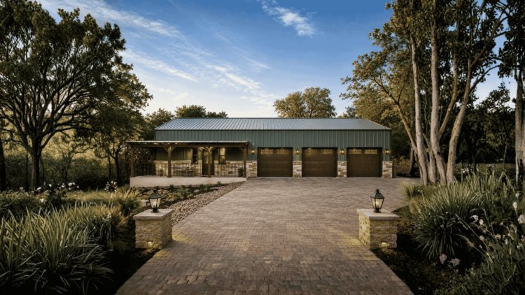 The Travis Gentry Barndo – 2 Bedroom Modern Barn Home Plan (3,600 sq. ft.)