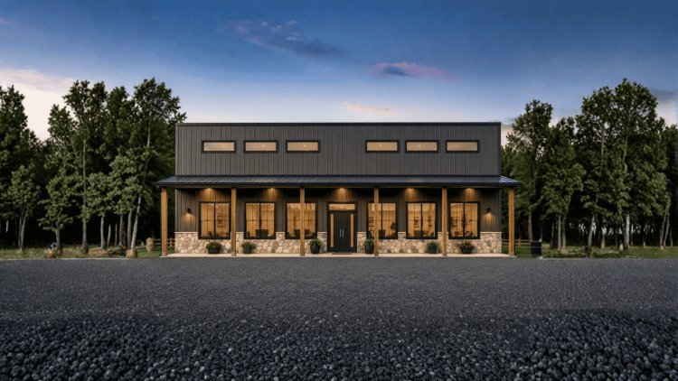 The Standley Barndo – 1 Bedroom Modern Barn Home Plan