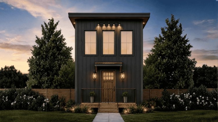 The CozyCabin Barndo – 1 Bedroom Modern Barn Home Plan