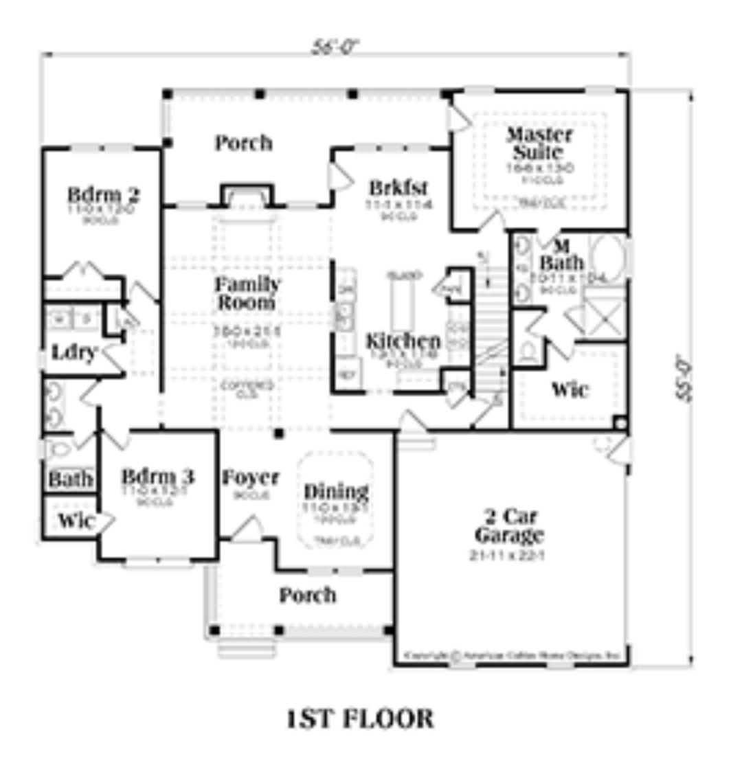Simplified Floor Plan