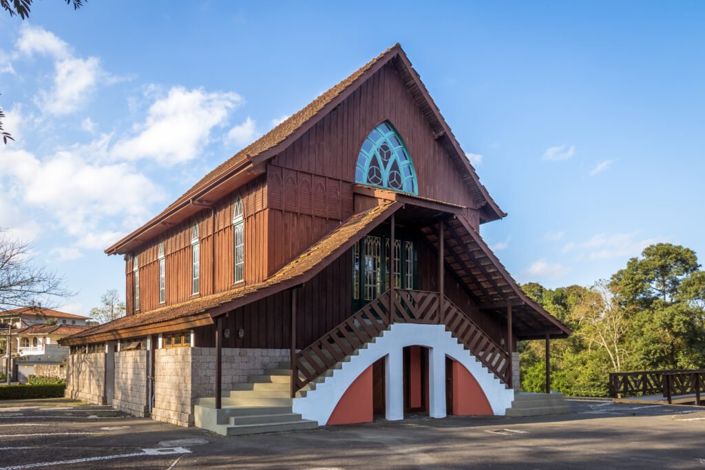 Bach Oratory at Bosque Alemao (German Forest Park) - Curitiba, Parana, Brazil