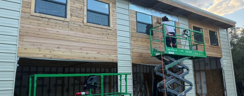 Labor on a Barndominium