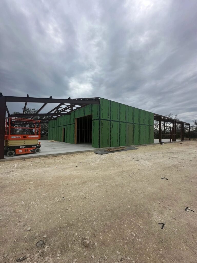 Zip System on a Barndominium