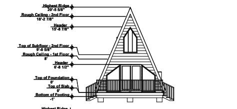 The Ashlynne A-Frame by Barndo Plans LLC