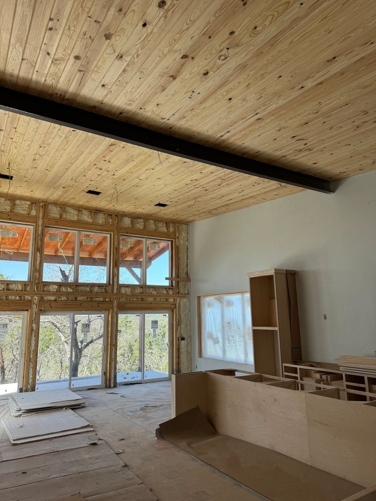 Inside of a Barndominium
