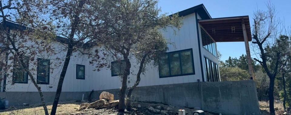 Barndominium in Driftwood, Texas Progress