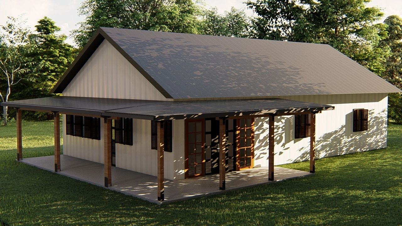 Small Barndominium Floor Plan