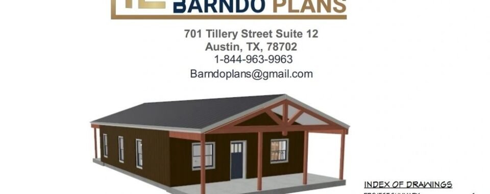 James J Barndominium Plan