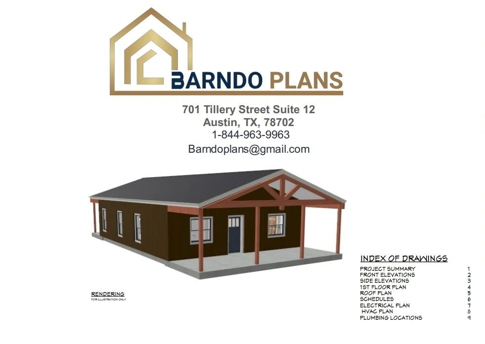 James J Barndominium Plan