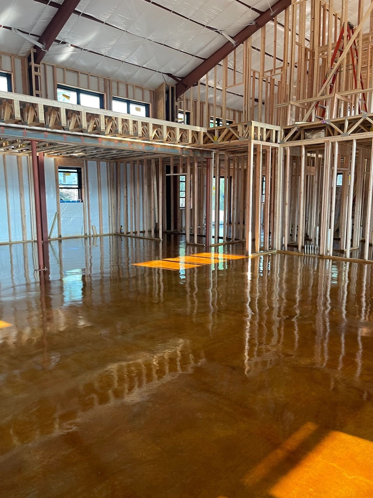 Barndo Plans LLC stained floors