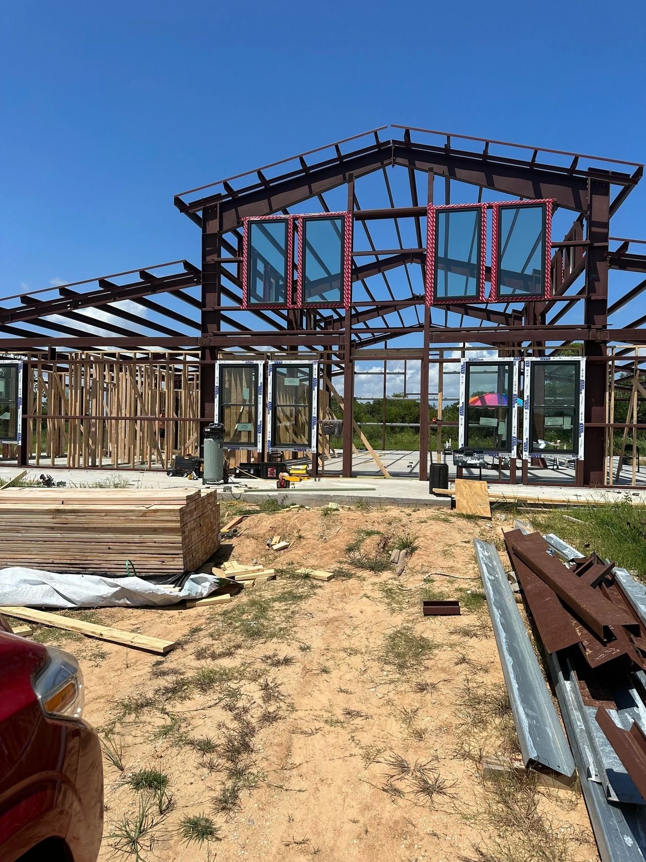 Center Rise Barndominium Bolt up Building