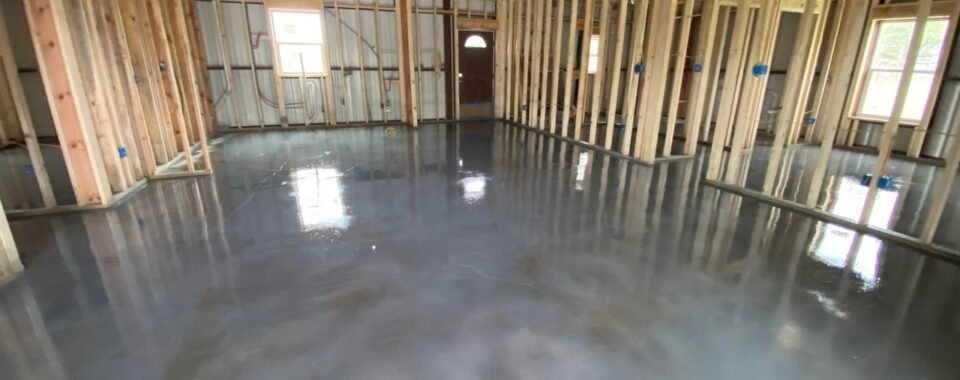 Barndominium Stained Floors