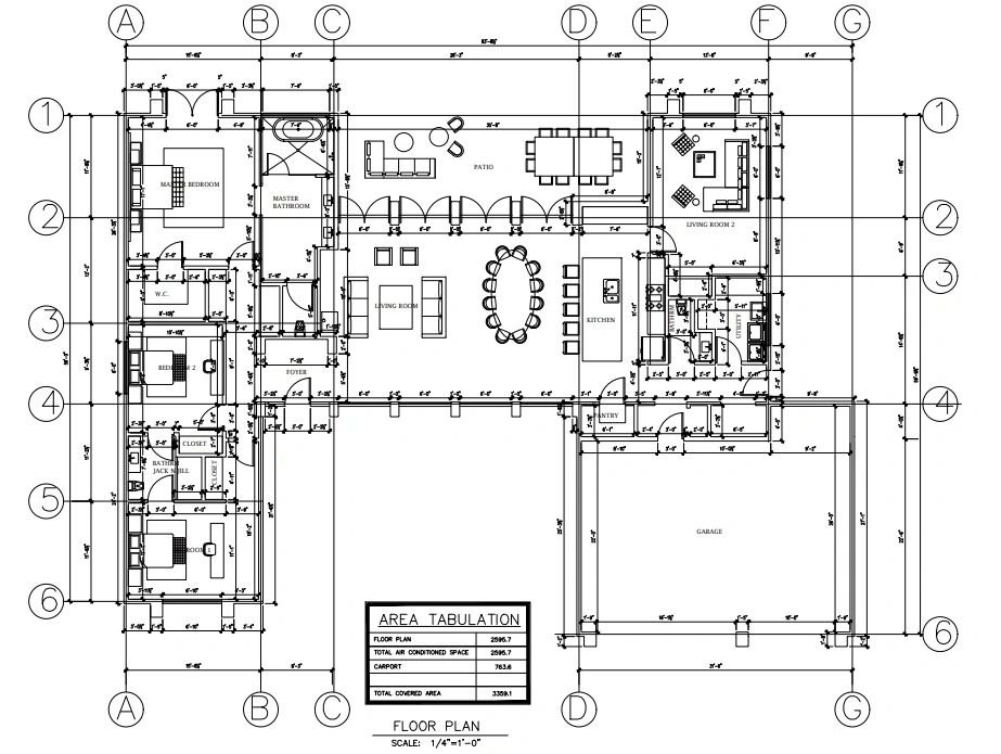 Open Concept plan