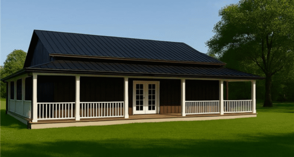 The Agnita Barndo – 4 Bedroom Modern Barn Home Plan (2,492.76 sq. ft.) - Image 2
