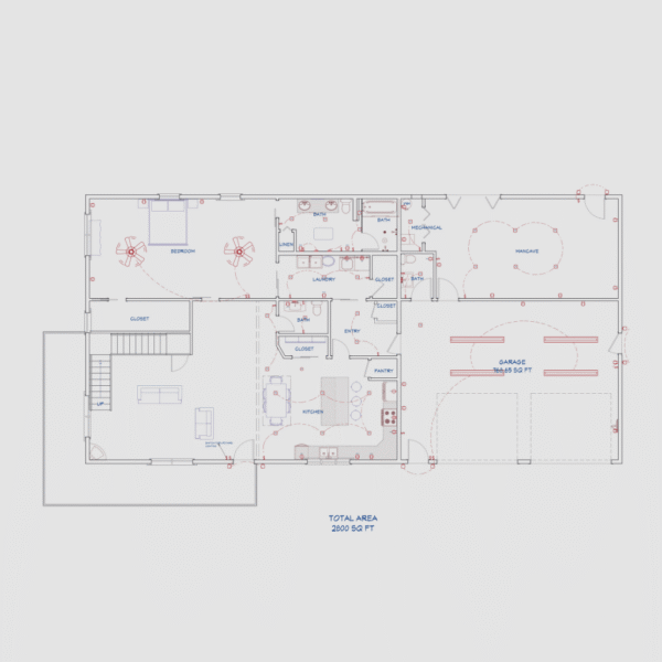 The Ashley Barndo – 3 Bedroom Modern Barn Home Plan (4,032.14 sq. ft.) - Image 3