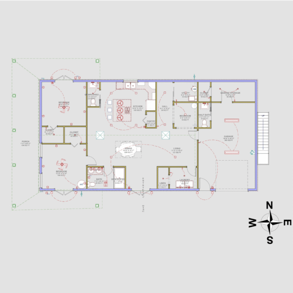The Kathy Barndo – 3 Bedroom Modern Barn Home Plan (XXXX sq. ft.) - Image 3
