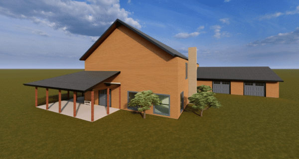 The Chrish Summit Barndo - 4 Bedroom Modern Barn Home Plan (3214.47 sq.ft.) - Image 2