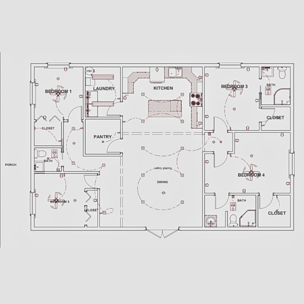 The Agnita Barndo – 4 Bedroom Modern Barn Home Plan (2,492.76 sq. ft.) - Image 4