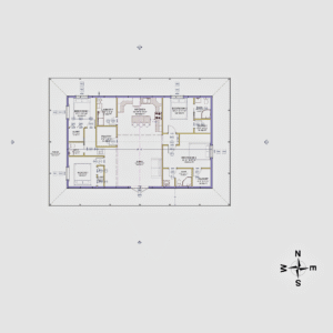 The Agnita Barndo – 4 Bedroom Modern Barn Home Plan (2,492.76 sq. ft.)