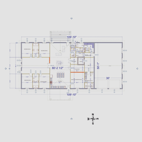 The Allison Barndo - 5 Bedroom Modern Barn Home Plan (4090 sq. ft.) - Image 4