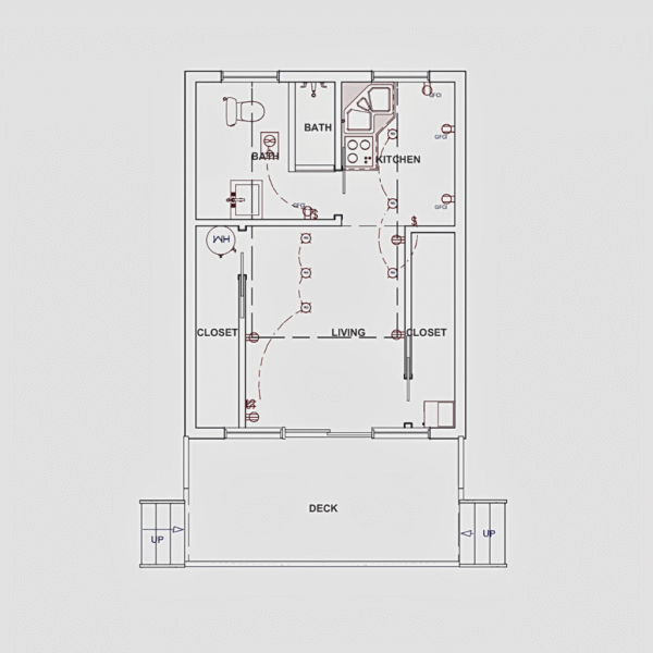 The Ashlynne Barndo - 1 Bedroom Modern Barn Home Plan (342.19 sq.ft.) - Image 3
